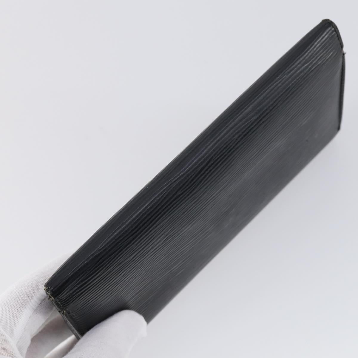 LOUIS VUITTON Monogram Epi Vernis Wallet 5 Set Black Amarante LV Auth yk19854