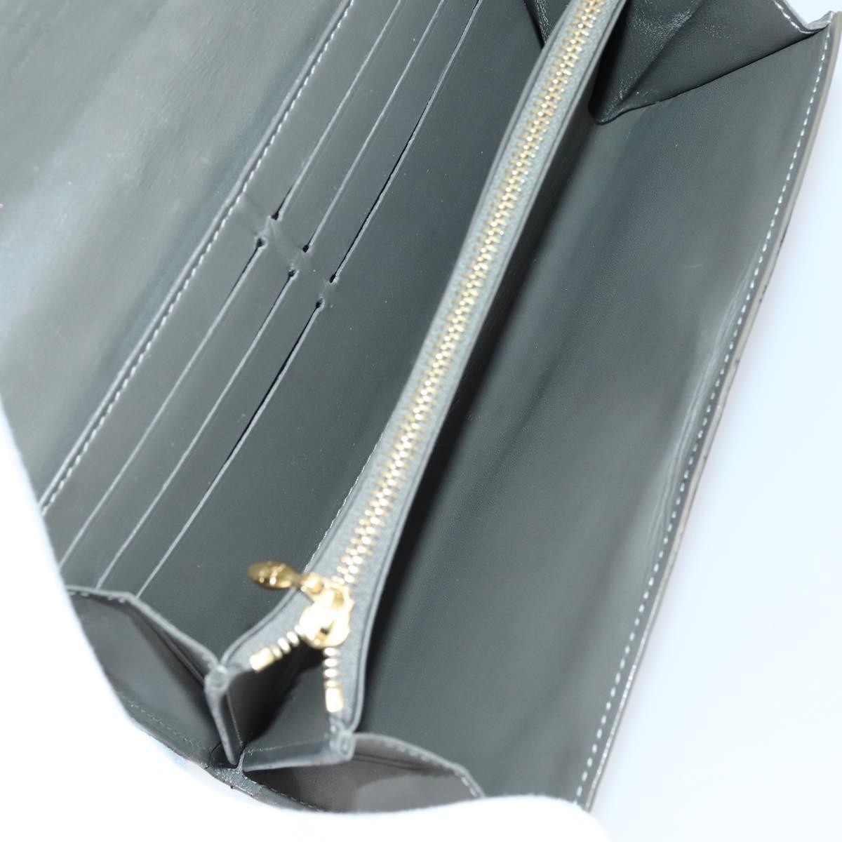 LOUIS VUITTON Monogram Epi Vernis Wallet 5 Set Black Amarante LV Auth yk19854