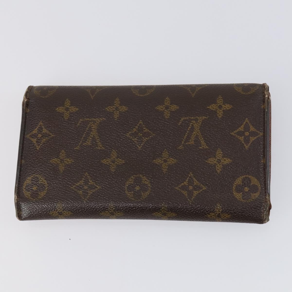 LOUIS VUITTON Monogram Epi Vernis Wallet 5 Set Black Amarante LV Auth yk19854