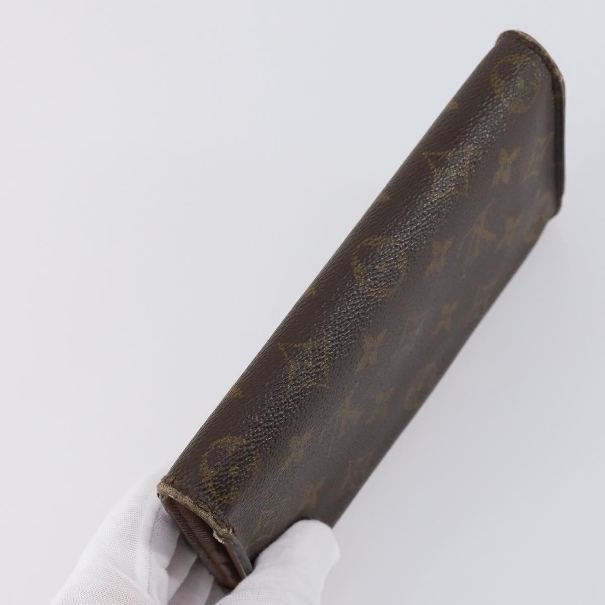 LOUIS VUITTON Monogram Epi Vernis Wallet 5 Set Black Amarante LV Auth yk19854