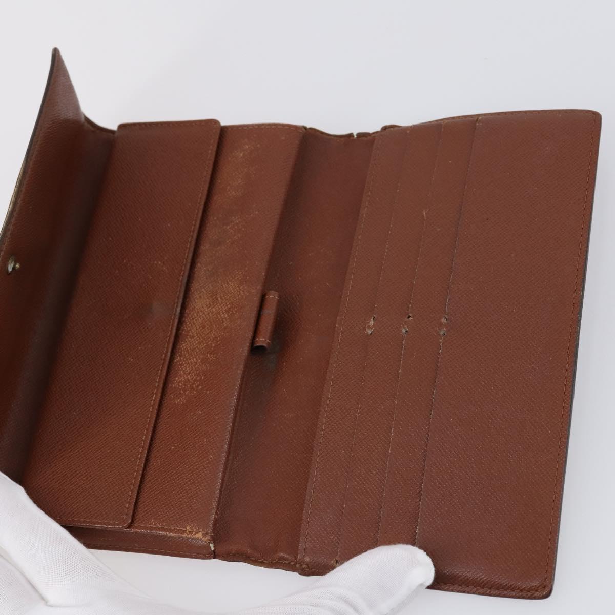 LOUIS VUITTON Monogram Epi Vernis Wallet 5 Set Black Amarante LV Auth yk19854