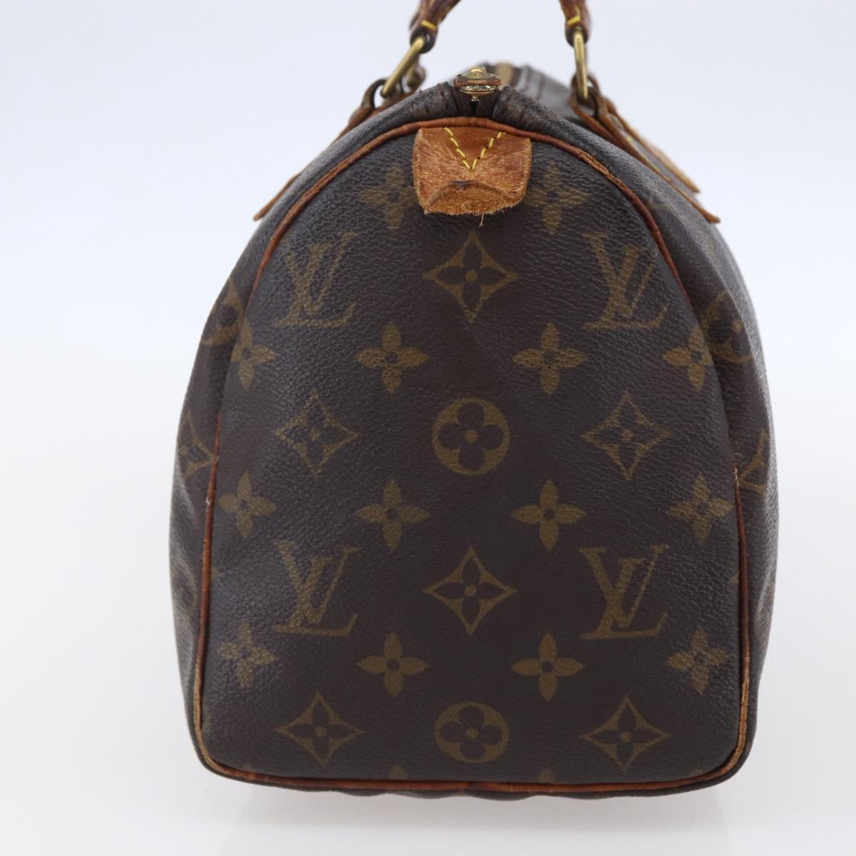 LOUIS VUITTON Monogram Speedy 25 Hand Bag M41528 LV Auth yk19867