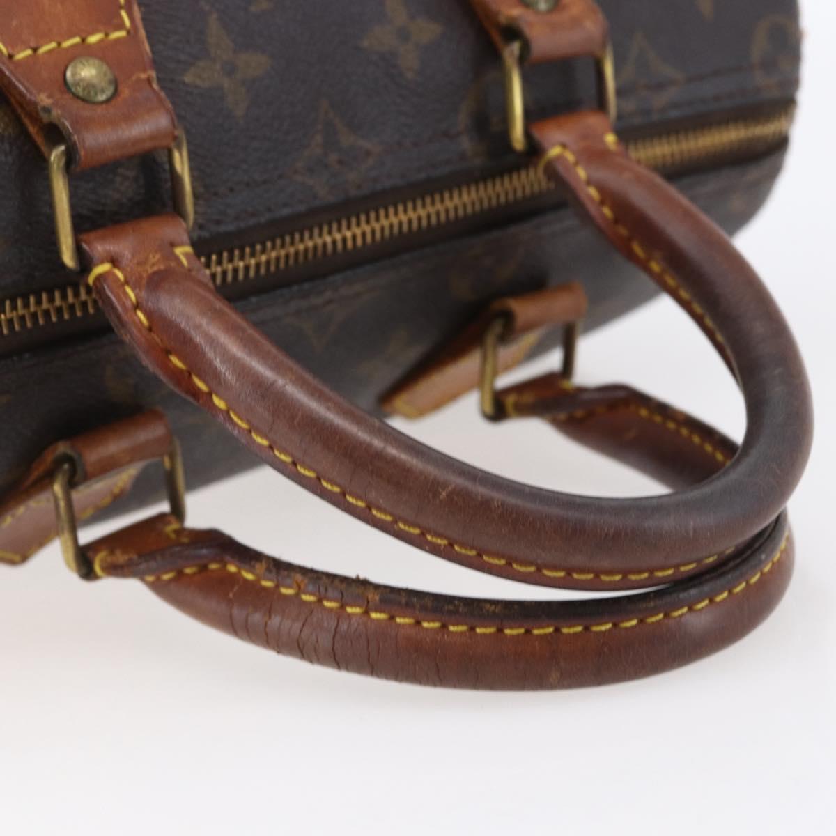 LOUIS VUITTON Monogram Speedy 25 Hand Bag M41528 LV Auth yk19867