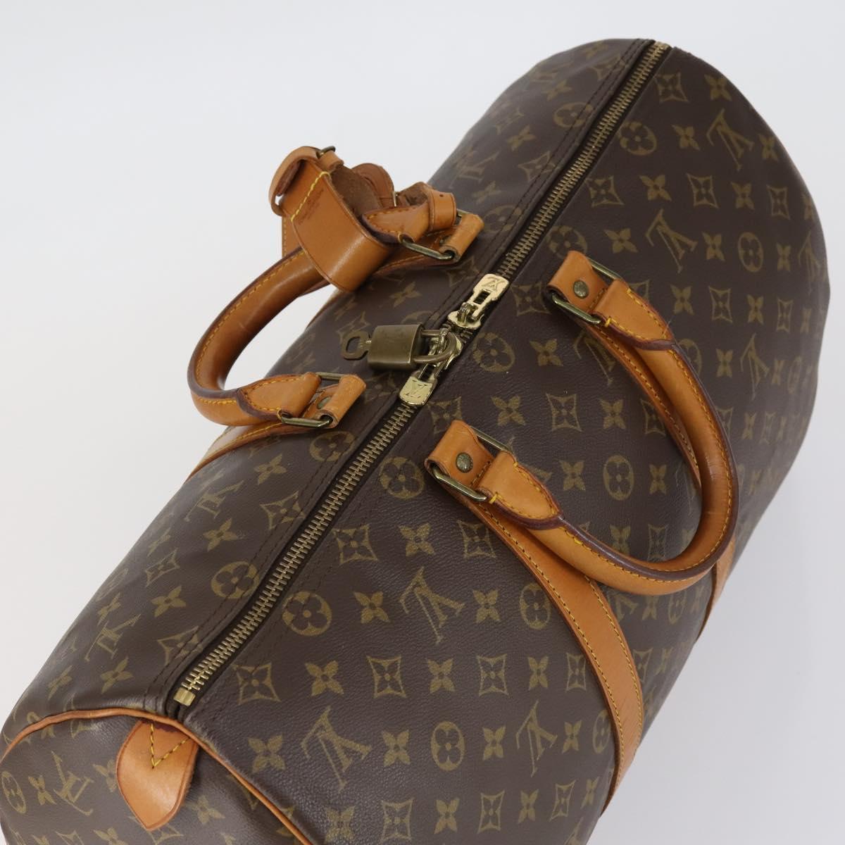 LOUIS VUITTON Monogram Keepall 45 Boston Bag M41428 LV Auth yk19874V