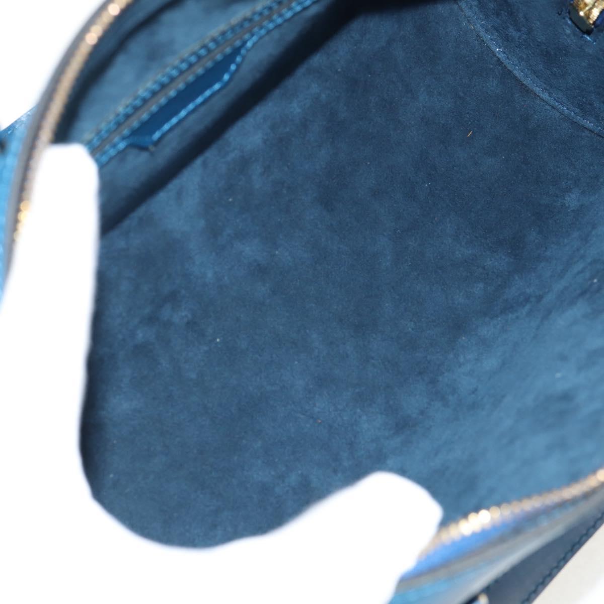 LOUIS VUITTON Epi Soufflot Hand Bag Blue M52225 LV Auth yk19884A