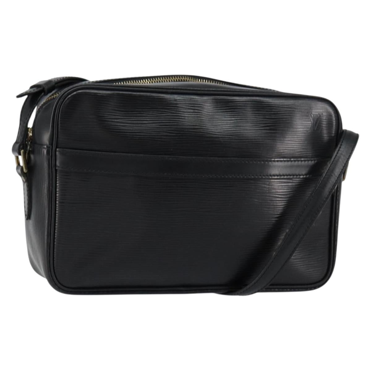 LOUIS VUITTON Epi Trocadero 27 Shoulder Bag Black M52312 LV Auth yk19886