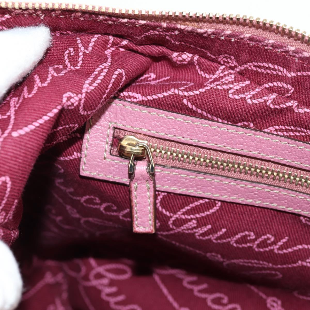 GUCCI GG Canvas Shoulder Bag Beige Gold 153010 Auth yk19887V