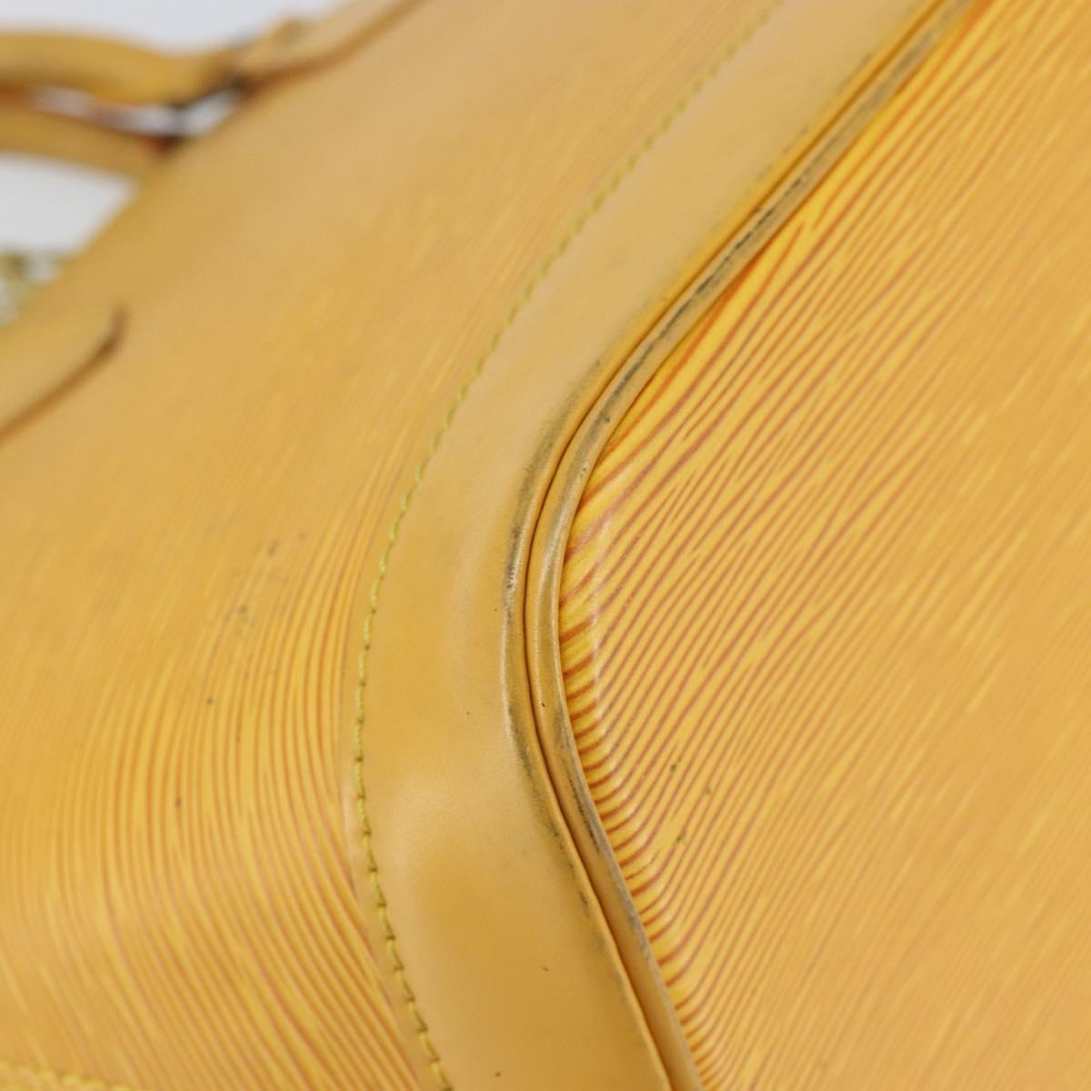 LOUIS VUITTON Epi Alma Hand Bag Yellow M52149 LV Auth yk19908