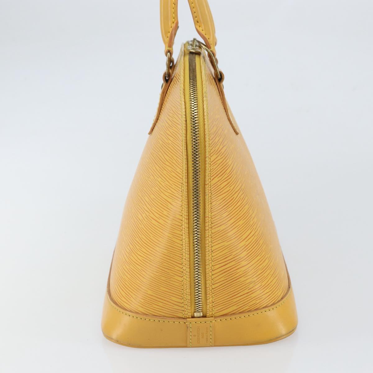 LOUIS VUITTON Epi Alma Hand Bag Yellow M52149 LV Auth yk19908
