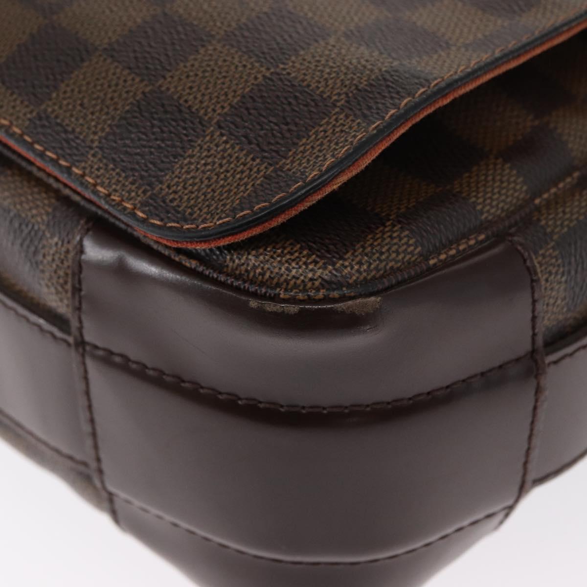 LOUIS VUITTON Damier Ebene Bastille Shoulder Bag N45258 LV Auth yk19909