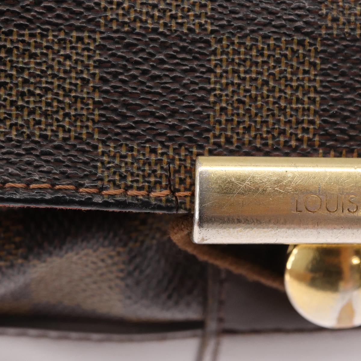 LOUIS VUITTON Damier Ebene Bastille Shoulder Bag N45258 LV Auth yk19909
