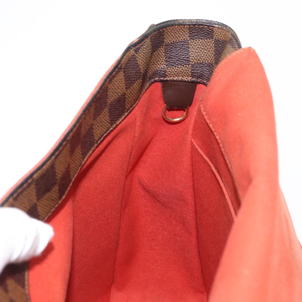 LOUIS VUITTON Damier Ebene Bastille Shoulder Bag N45258 LV Auth yk19909
