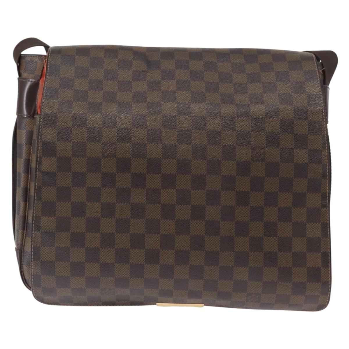 LOUIS VUITTON Damier Ebene Bastille Shoulder Bag N45258 LV Auth yk19909
