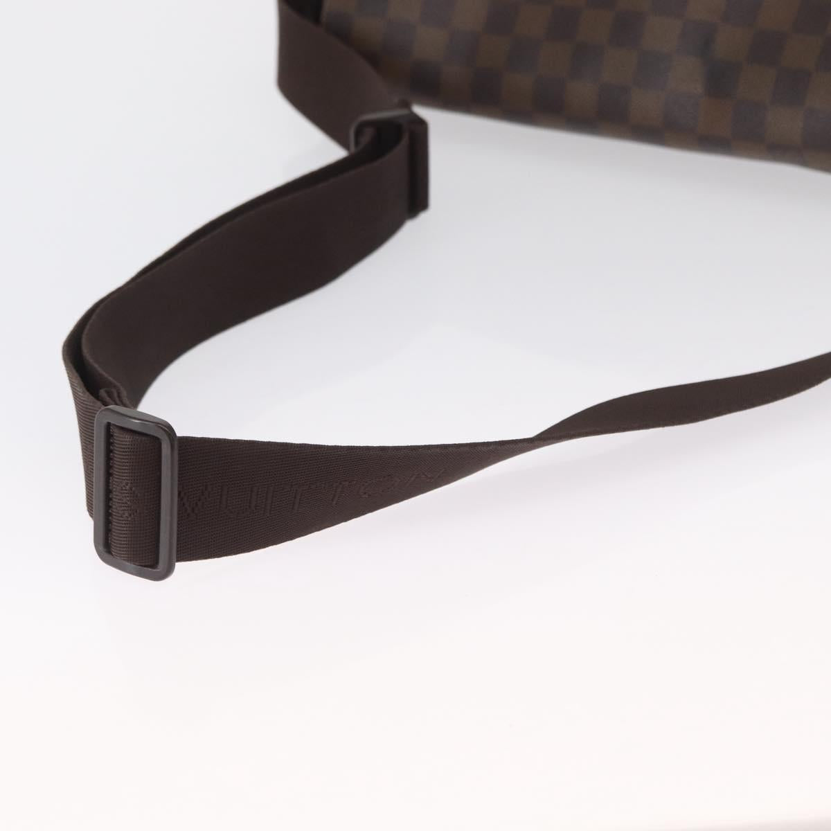LOUIS VUITTON Damier Ebene Bastille Shoulder Bag N45258 LV Auth yk19909