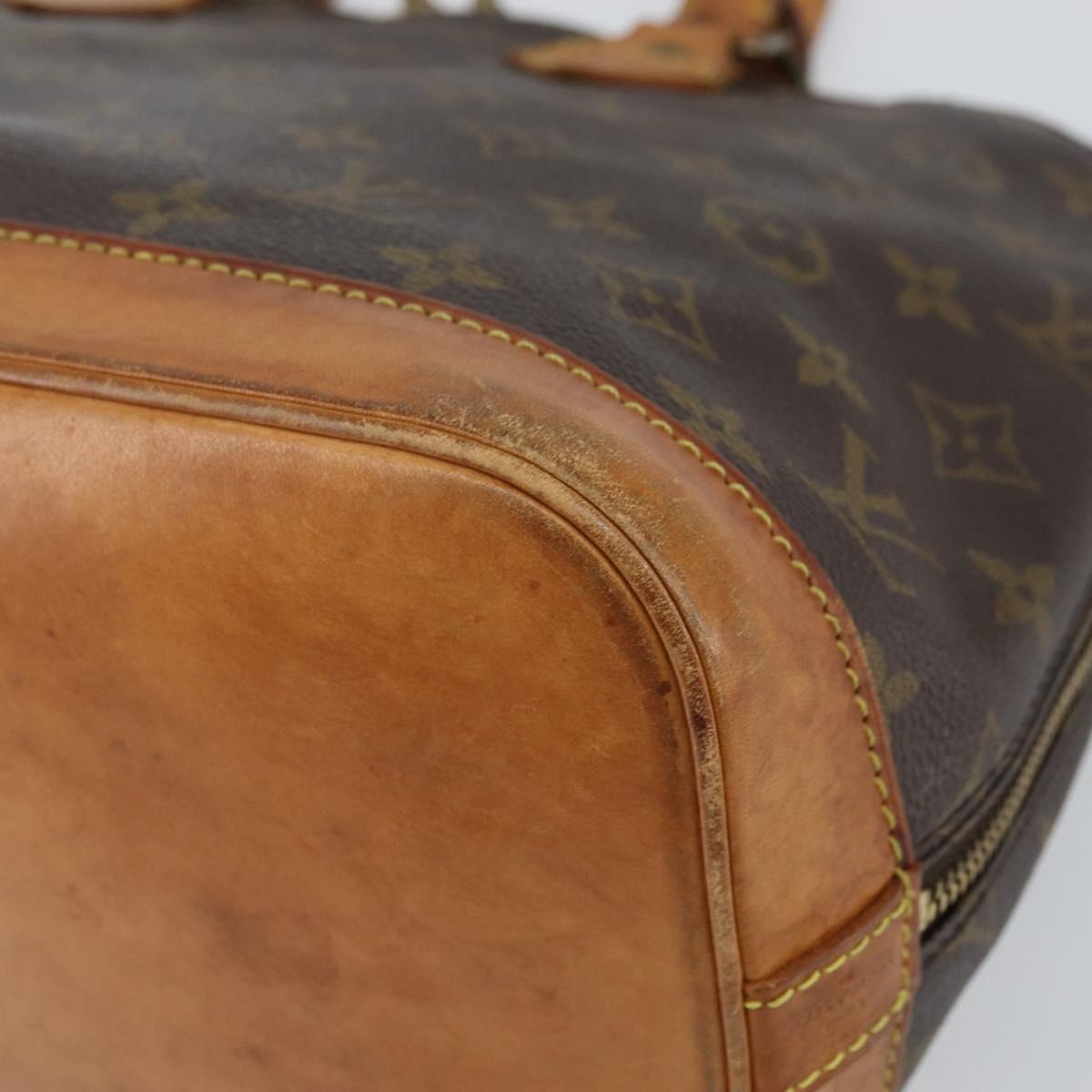 LOUIS VUITTON Monogram Alma Hand Bag M51130 LV Auth yk19927