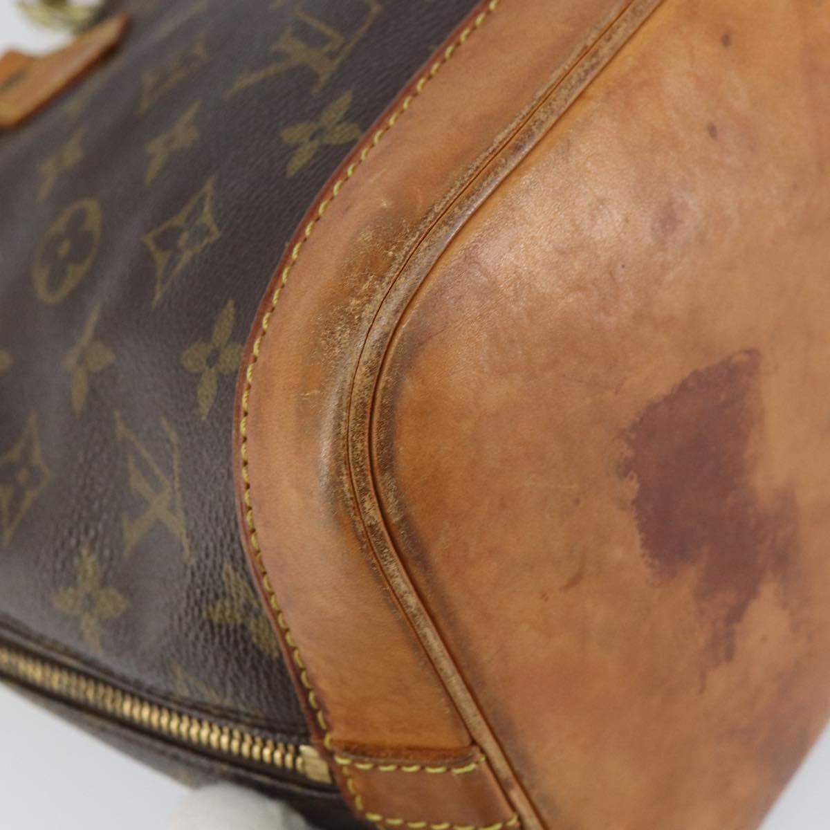 LOUIS VUITTON Monogram Alma Hand Bag M51130 LV Auth yk19927