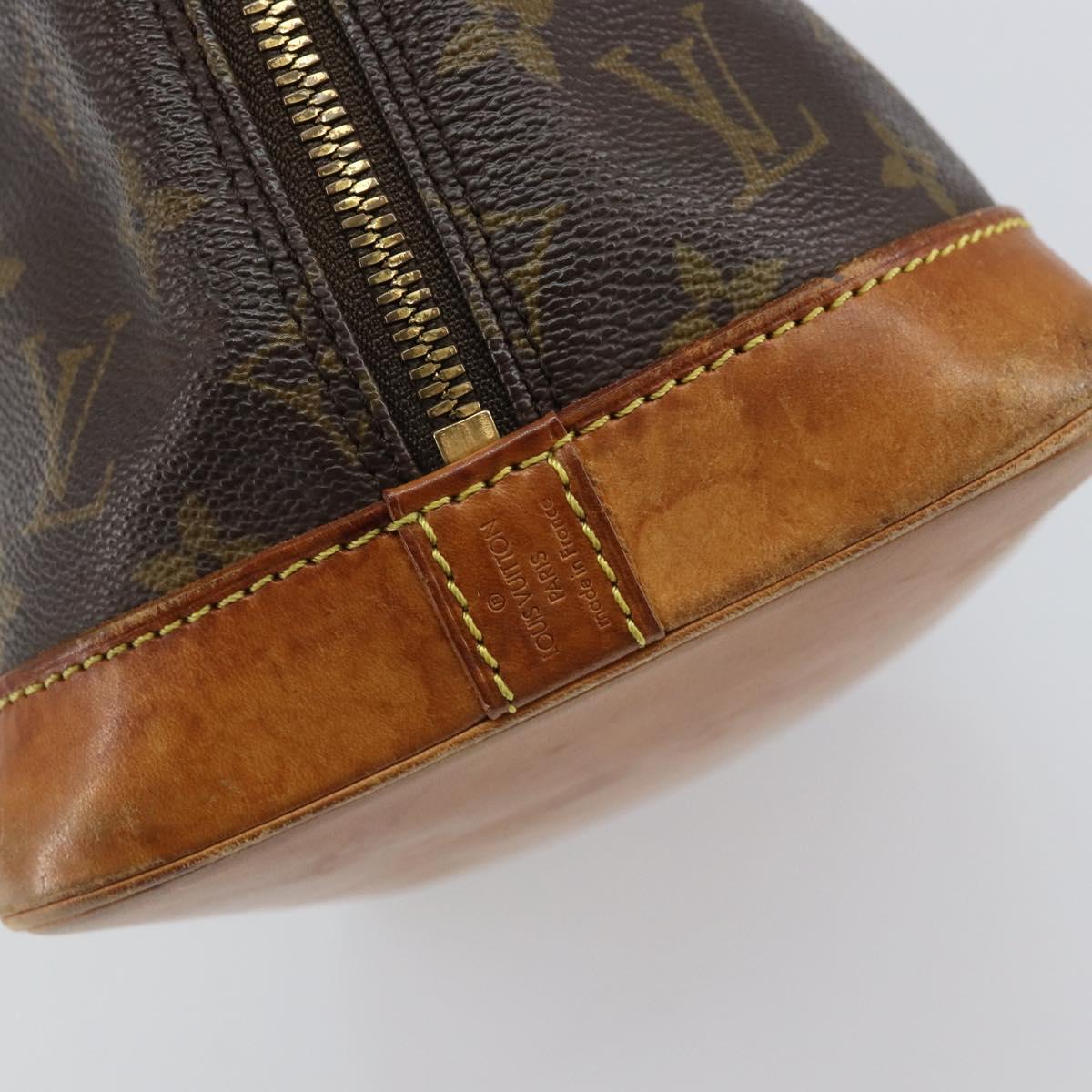 LOUIS VUITTON Monogram Alma Hand Bag M51130 LV Auth yk19927