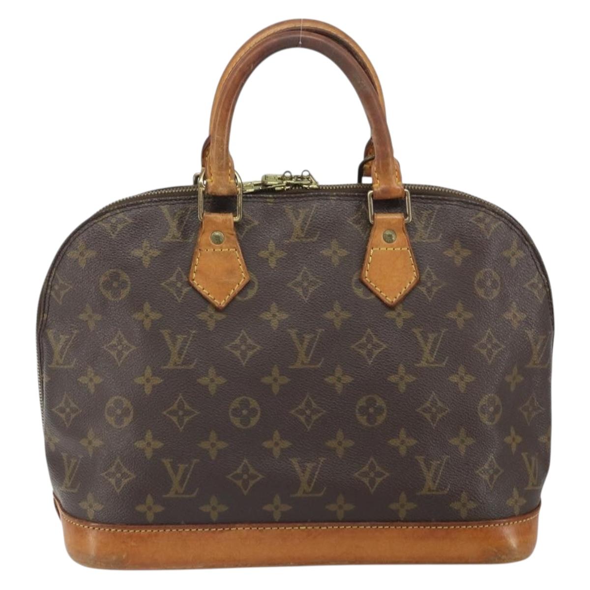 LOUIS VUITTON Monogram Alma Hand Bag M51130 LV Auth yk19927