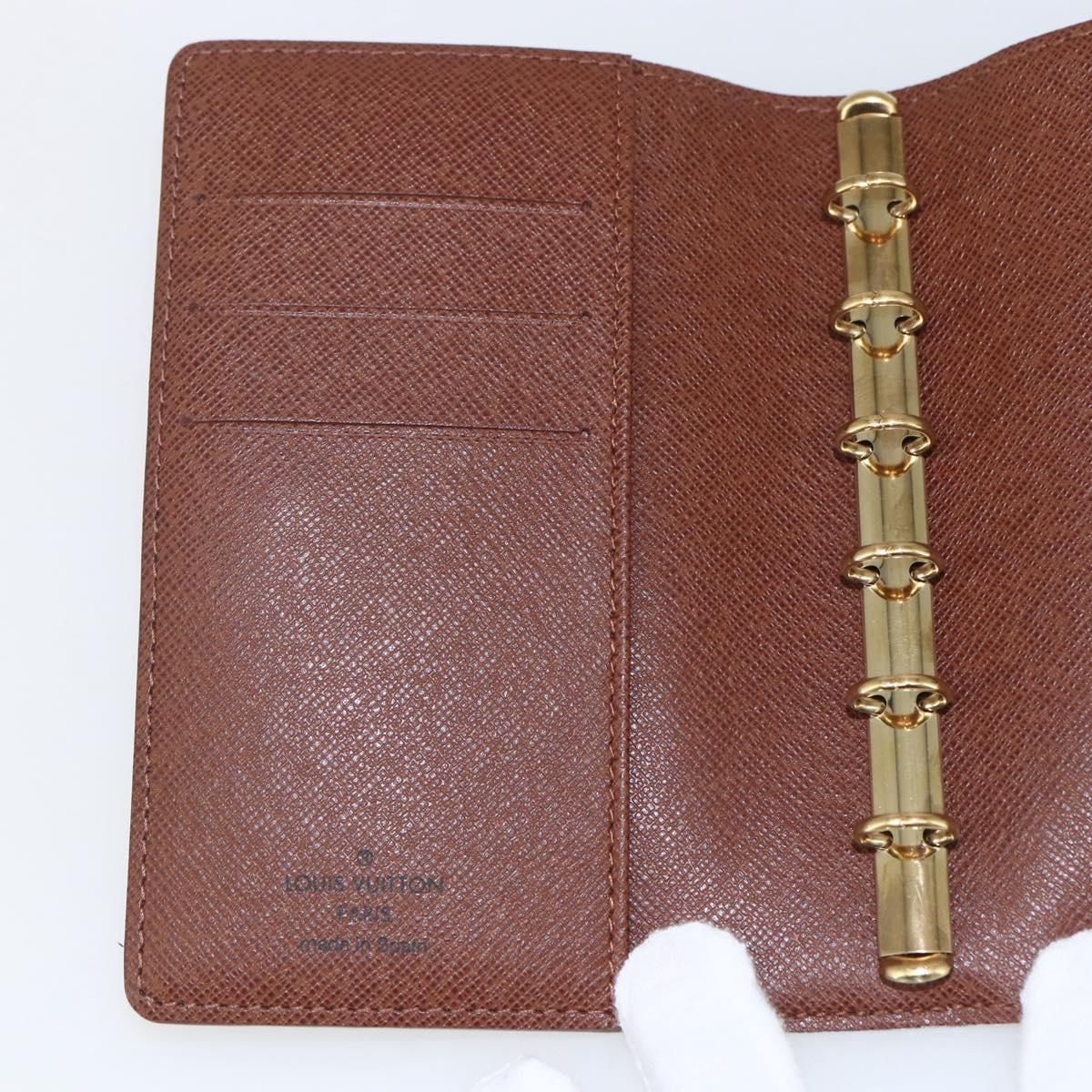LOUIS VUITTON Monogram Panda Agenda PM Day Planner Cover R20011 LV Auth yk19949V
