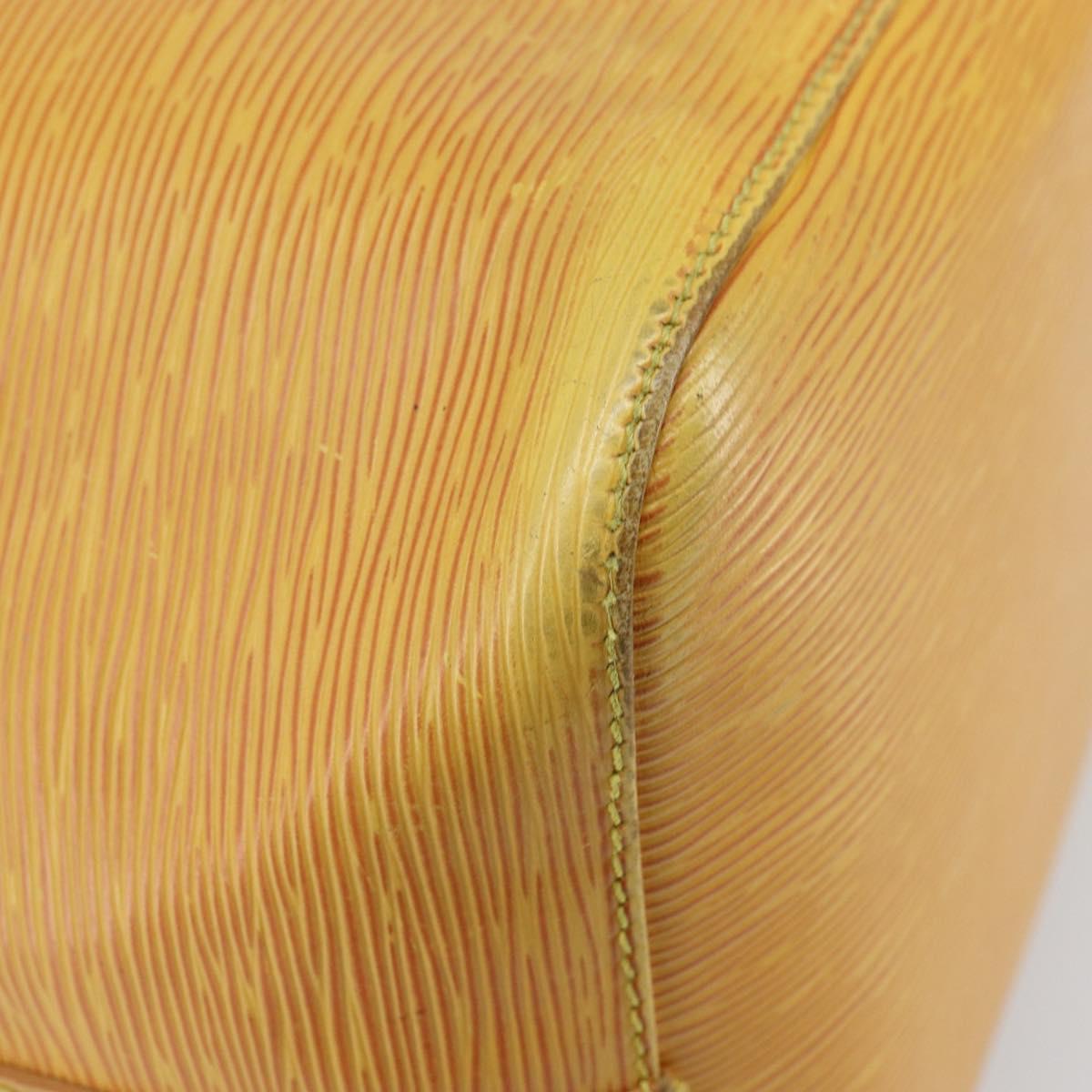LOUIS VUITTON Epi Petit Noe Shoulder Bag Yellow M44109 LV Auth yk19985