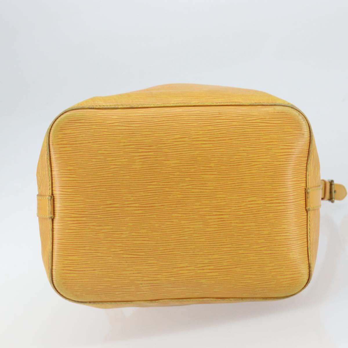 LOUIS VUITTON Epi Petit Noe Shoulder Bag Yellow M44109 LV Auth yk19985