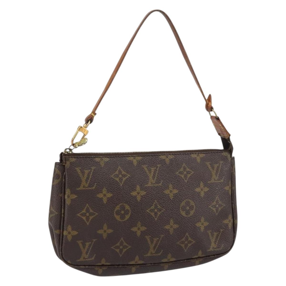 LOUIS VUITTON Monogram Pochette Accessoires Pouch M51980 LV Auth yk19997
