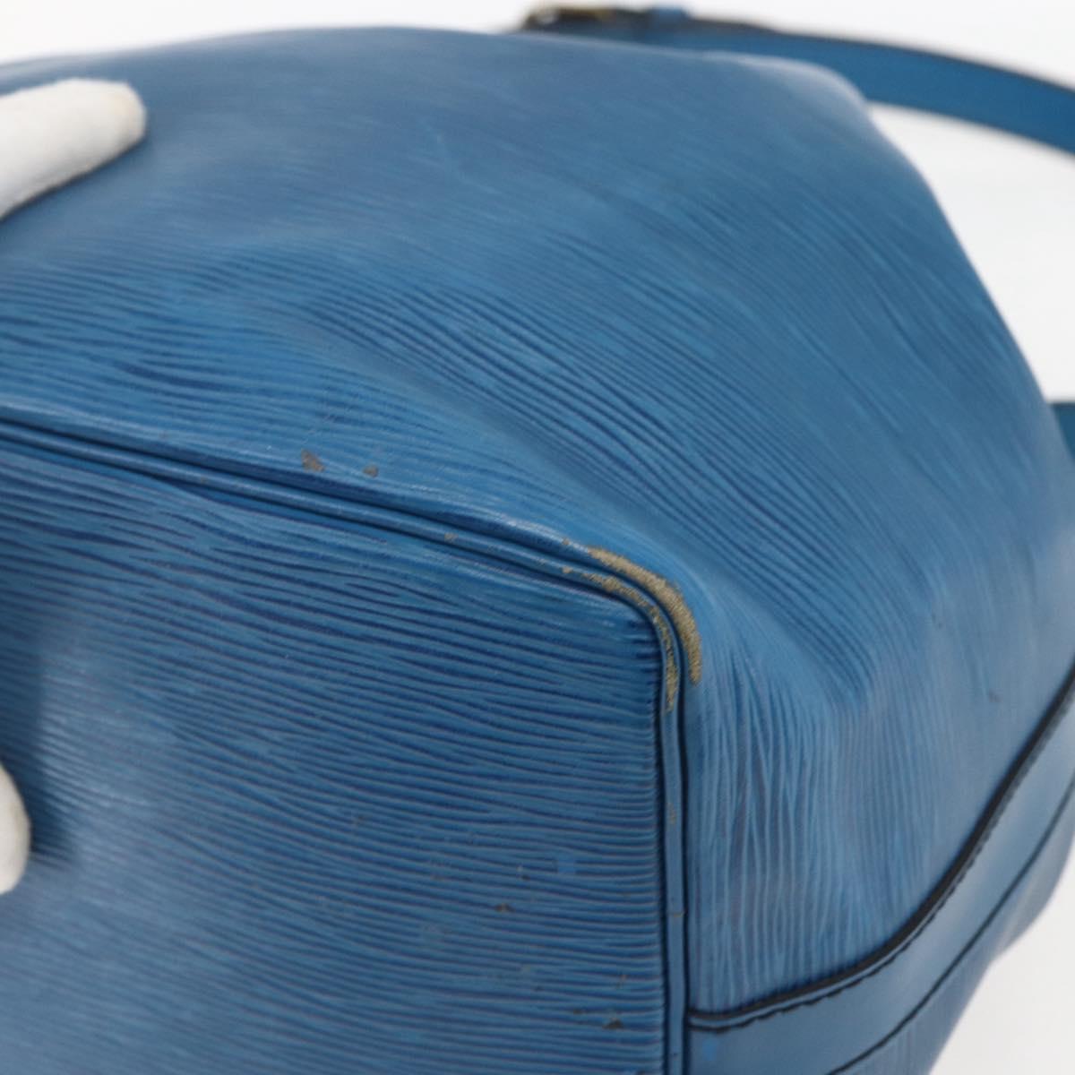 LOUIS VUITTON Epi Petit Noe Shoulder Bag Blue M44105 LV Auth yk20000