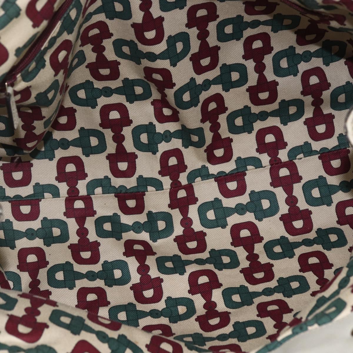 GUCCI Guccissima GG Canvas Sukey Hand Bag Leather White Gold 211944 Auth yk20007