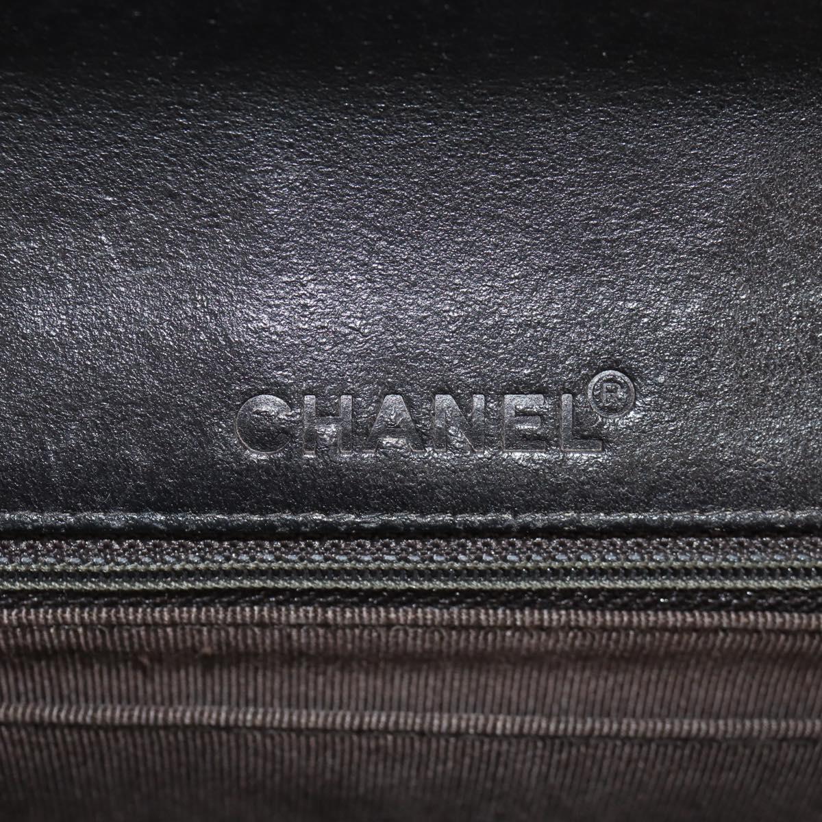 CHANEL Choco Bar Chain Shoulder Bag Denim Blue CC Auth yk20012V