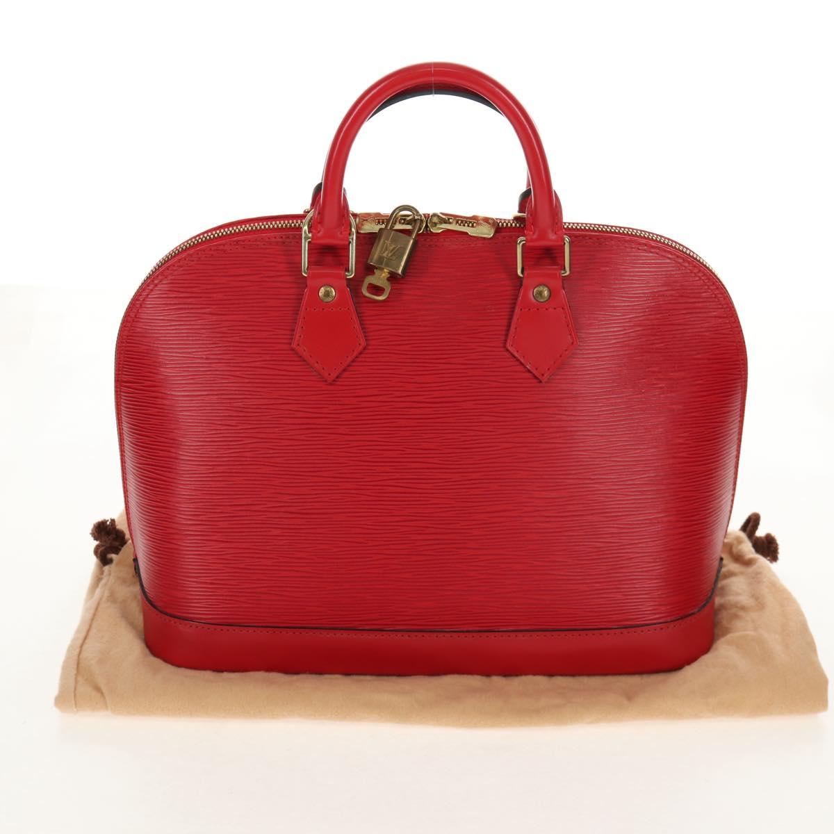 LOUIS VUITTON Epi Alma Hand Bag Castilian Red M52147 LV Auth yk20034A