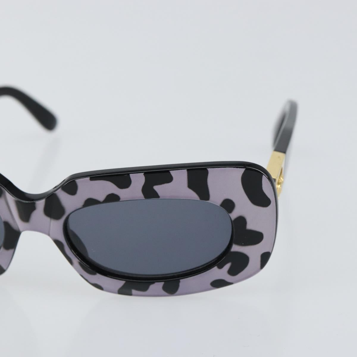 VERSACE Sunglasses plastic Black Auth yk20049