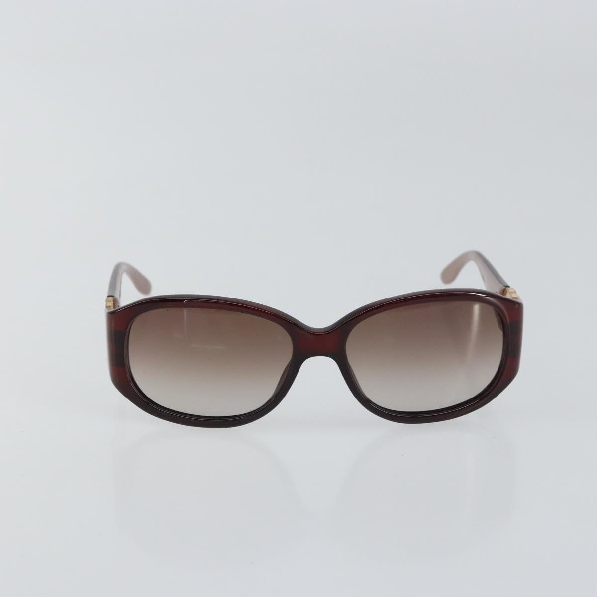 GUCCI Interlocking Sunglasses Plastic Red Auth yk20051