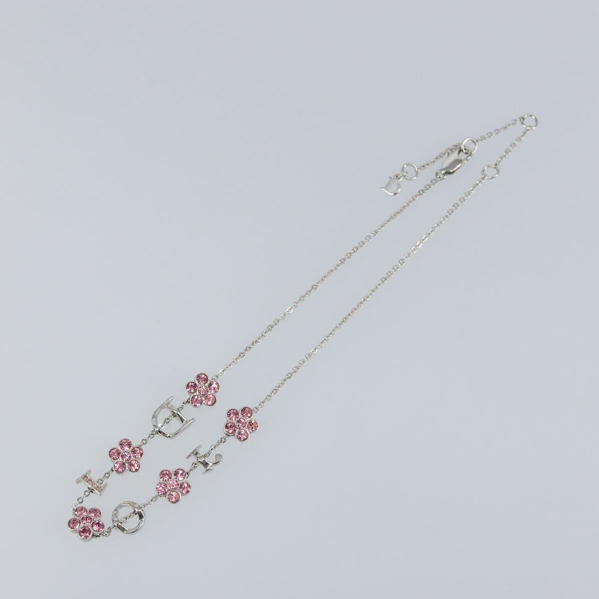 Christian Dior Necklace metal Silver Auth yk20052V