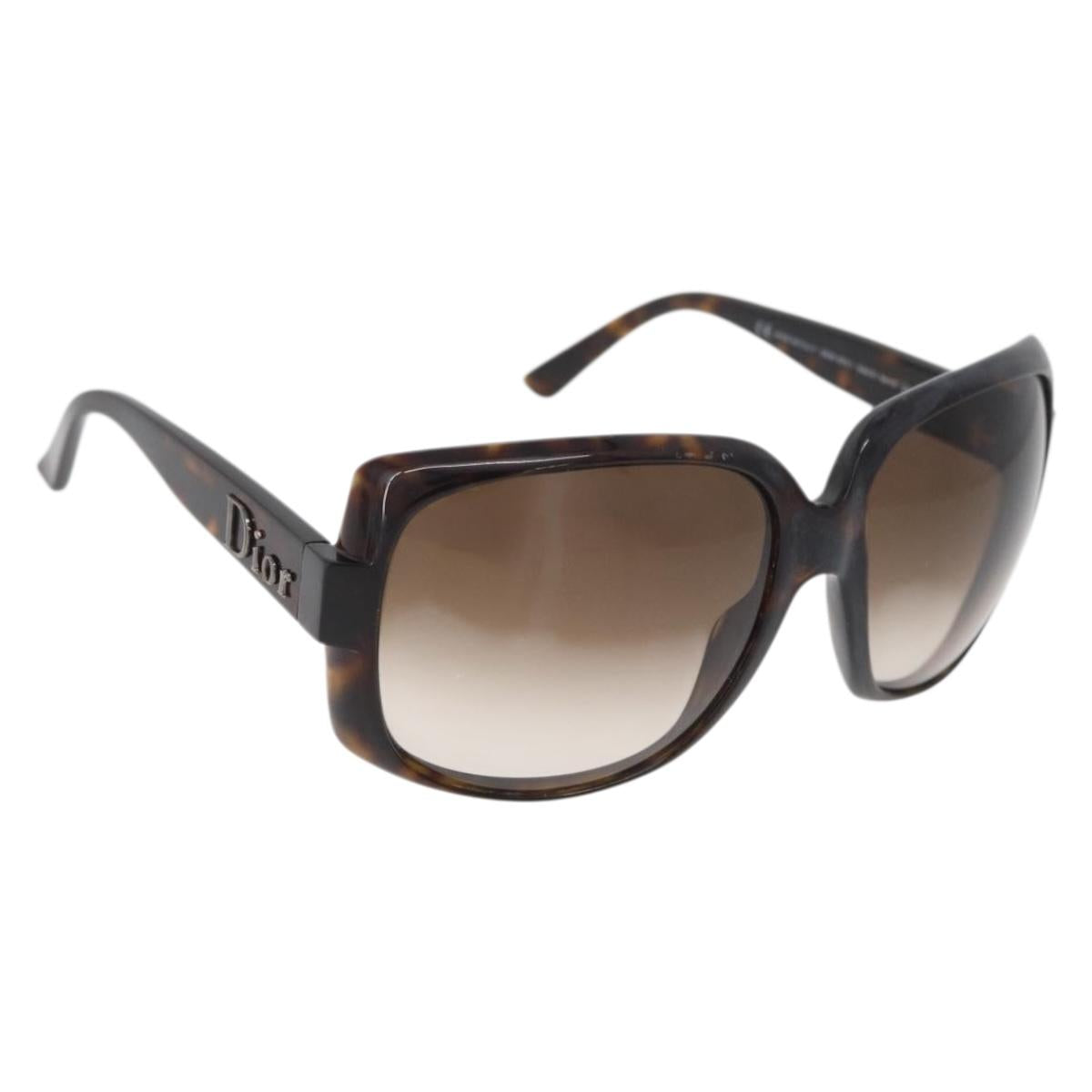 Christian Dior Sunglasses plastic Brown CC Auth yk20061