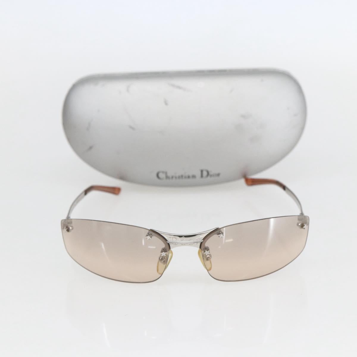 Christian Dior Sunglasses metal Orange Auth yk20065V
