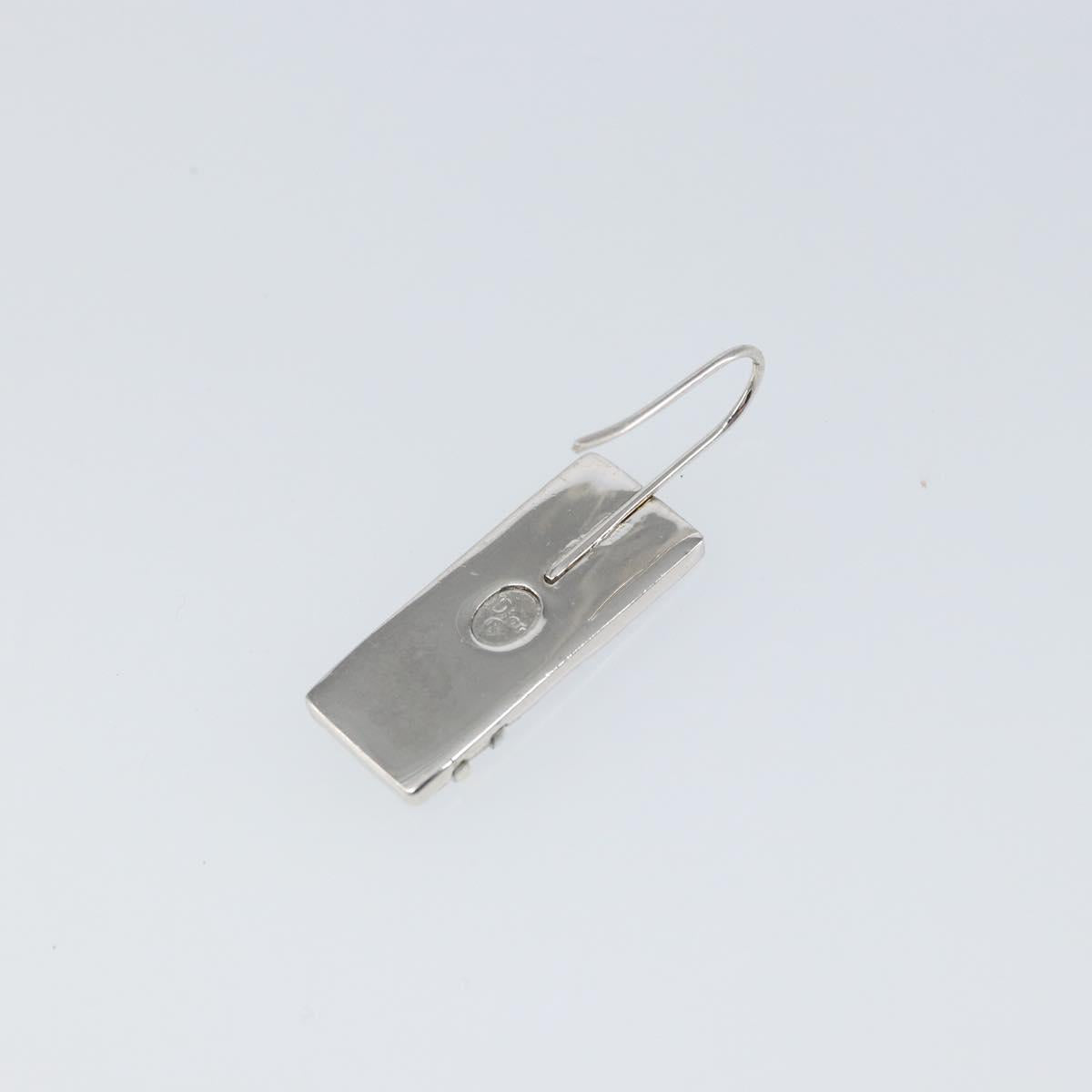 Christian Dior Pierce Earring metal Blue Auth yk20067