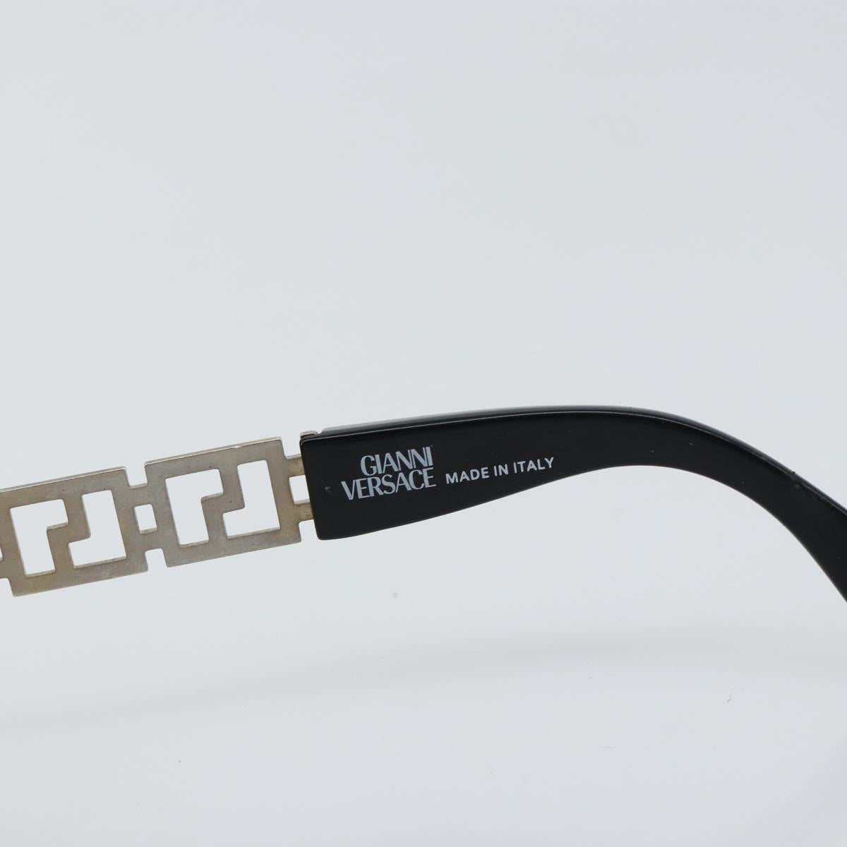 VERSACE Sunglasses metal Silver Auth yk20069