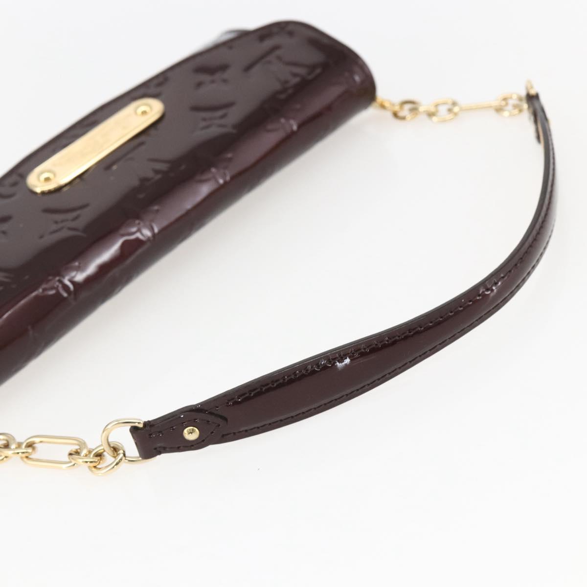 LOUIS VUITTON Monogram Vernis Sunset Bluebird Bag Amarante M93542 Auth yk20075V