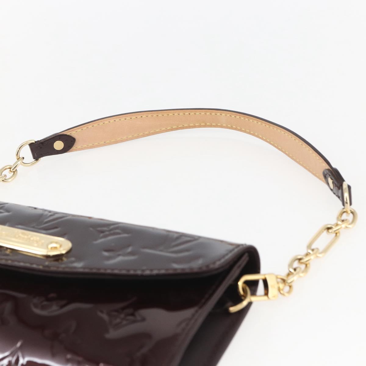 LOUIS VUITTON Monogram Vernis Sunset Bluebird Bag Amarante M93542 Auth yk20075V