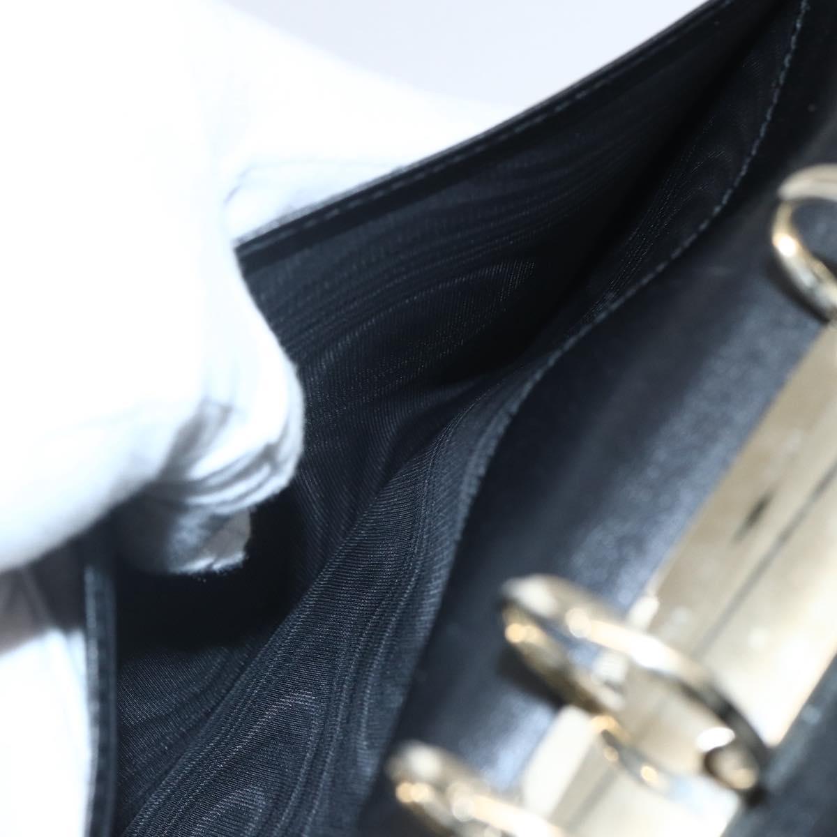 GUCCI GG Canvas Agenda Day Planner Cover Black 115241 Auth yk20086