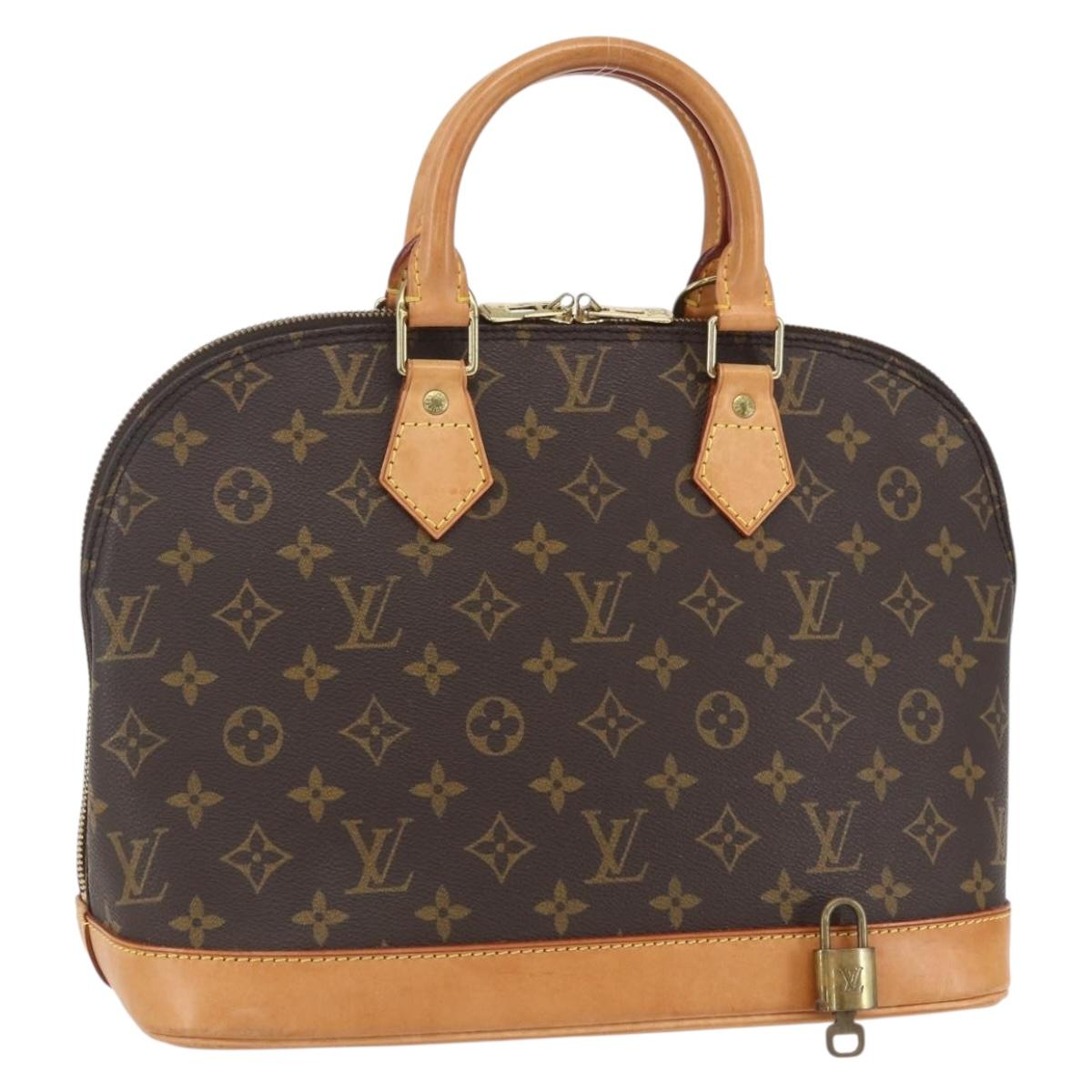 LOUIS VUITTON Monogram Alma Hand Bag M51130 LV Auth yk20099V