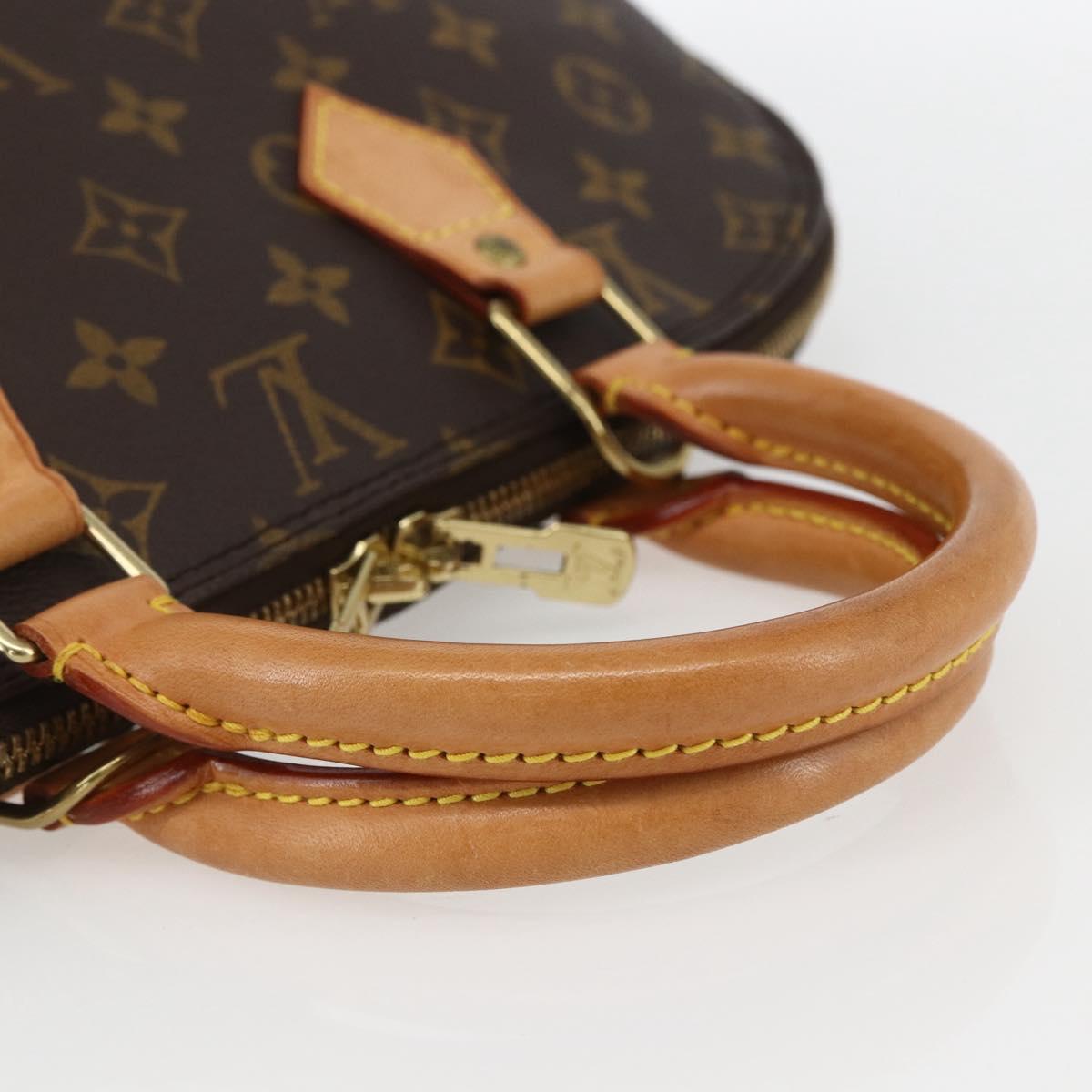 LOUIS VUITTON Monogram Alma Hand Bag M51130 LV Auth yk20099V