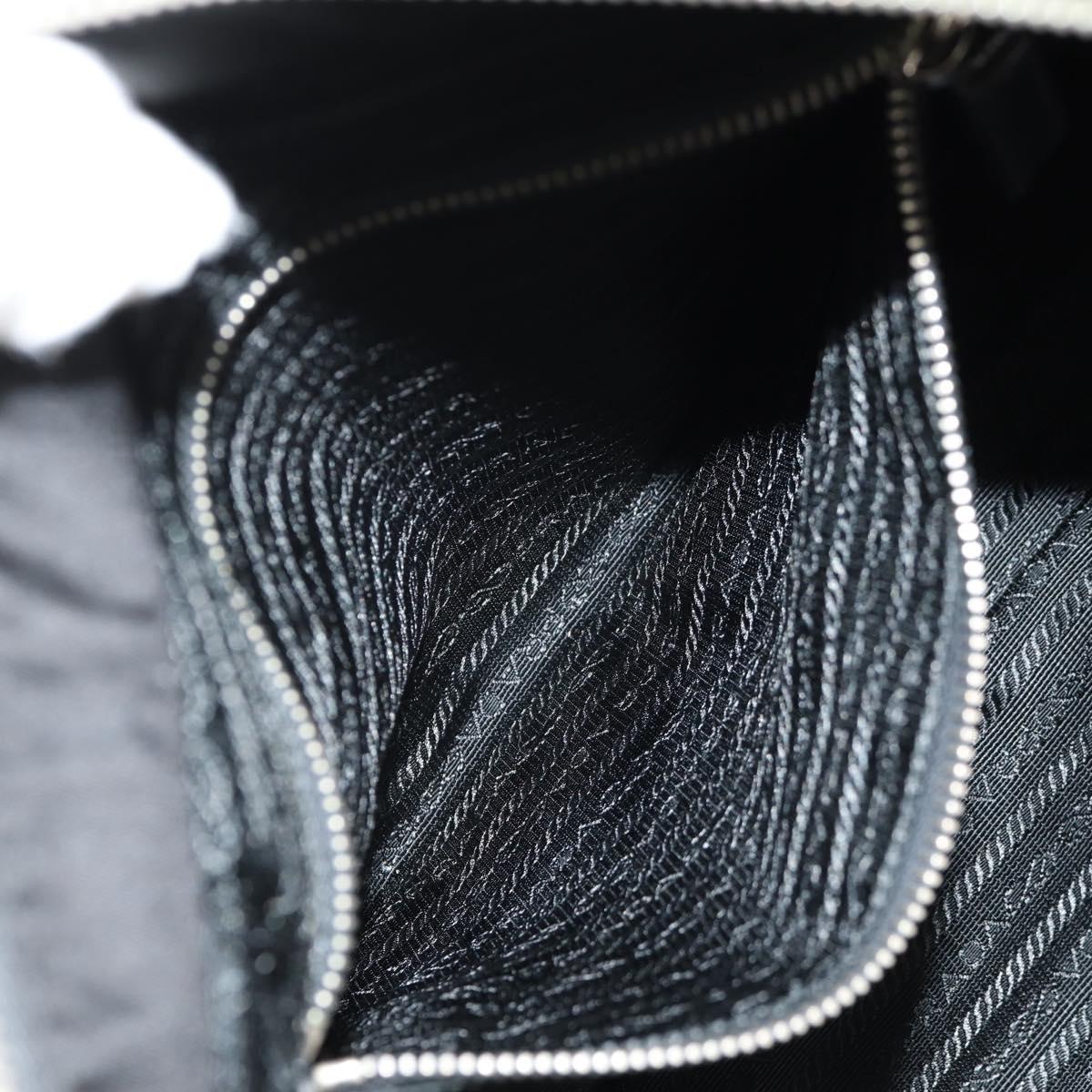 PRADA Tote Bag Nylon Black Silver BR2311 Auth yk20106V