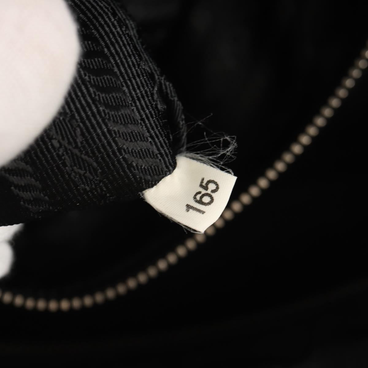 PRADA Tote Bag Nylon Black Silver BR2311 Auth yk20106V