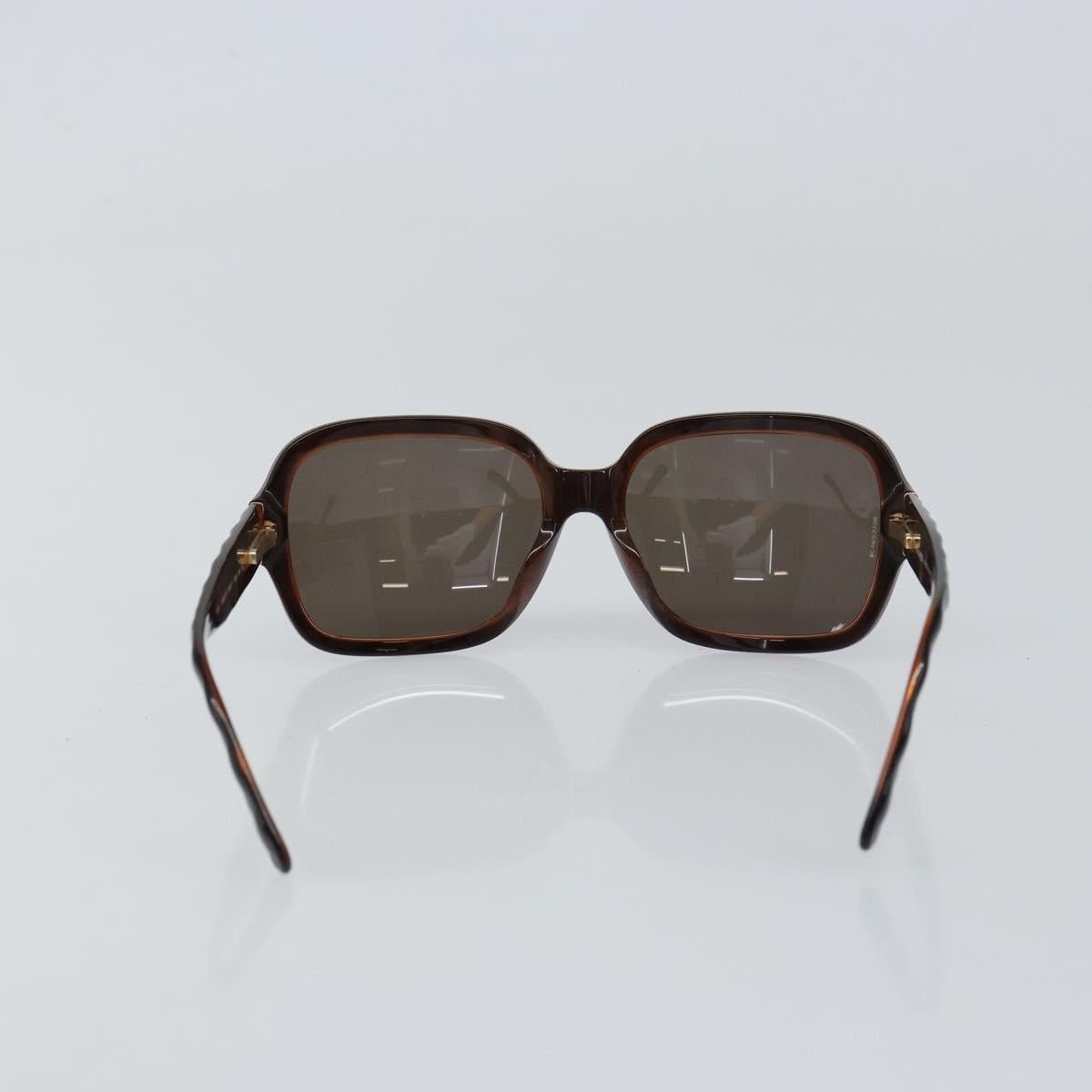 CHANEL COCO Mark Sunglasses plastic Silver CC Auth yk20113V