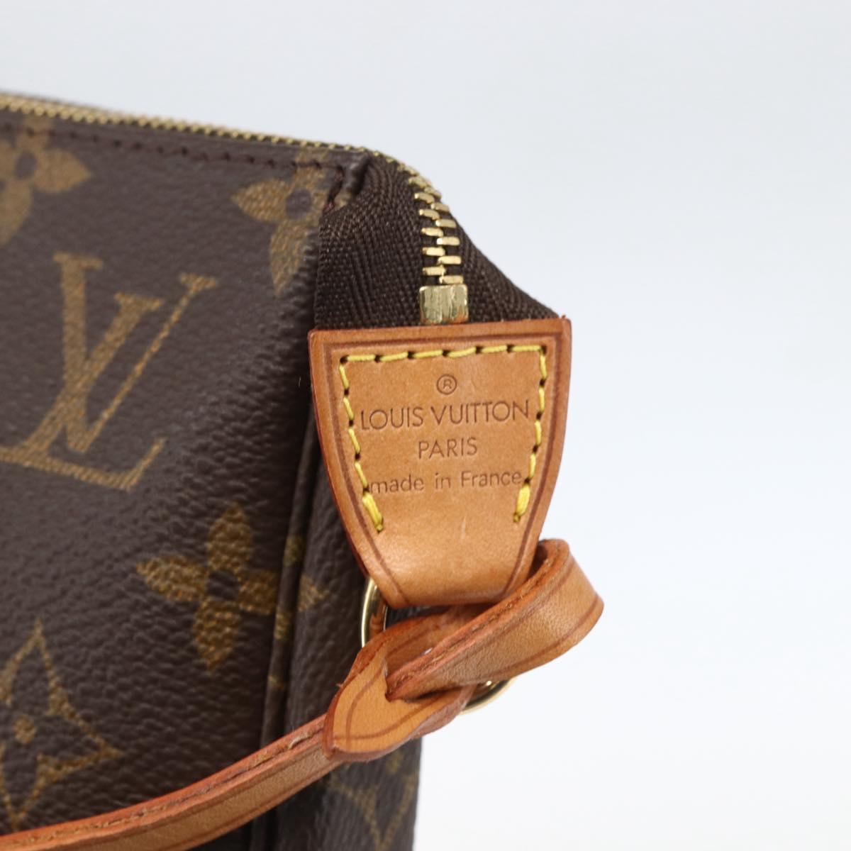LOUIS VUITTON Monogram Pochette Accessoires Pouch M51980 LV Auth yk20116V