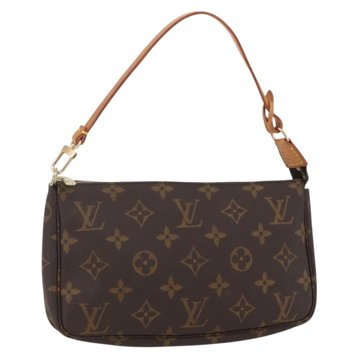 LOUIS VUITTON Monogram Pochette Accessoires Pouch M51980 LV Auth yk20116V