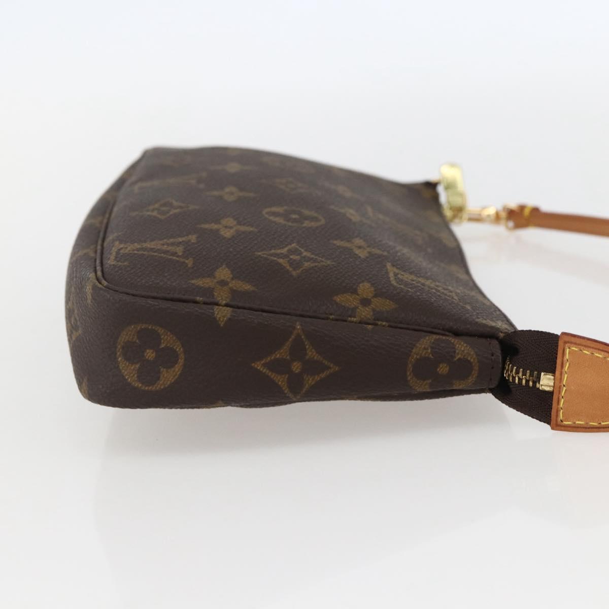 LOUIS VUITTON Monogram Pochette Accessoires Pouch M51980 LV Auth yk20116V
