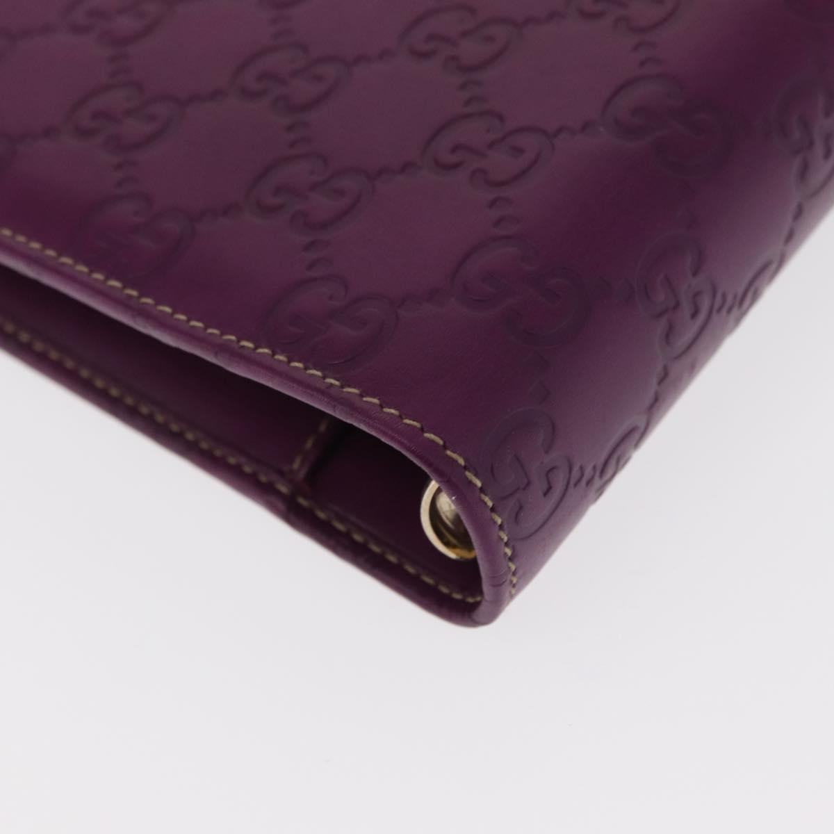 GUCCI GG Canvas Guccissima Day Planner Cover Purple 115241 2888 Auth yk20133V
