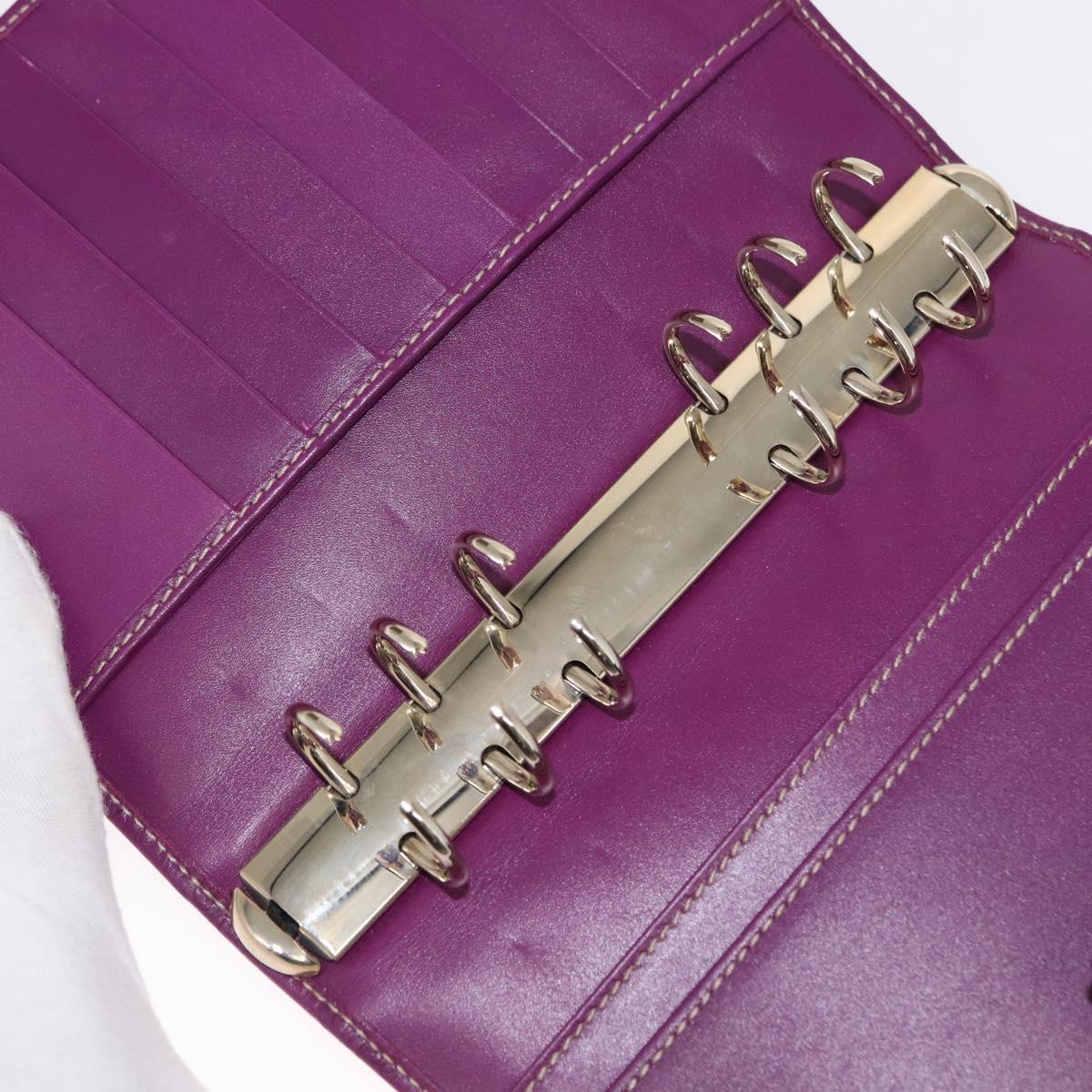 GUCCI GG Canvas Guccissima Day Planner Cover Purple 115241 2888 Auth yk20133V